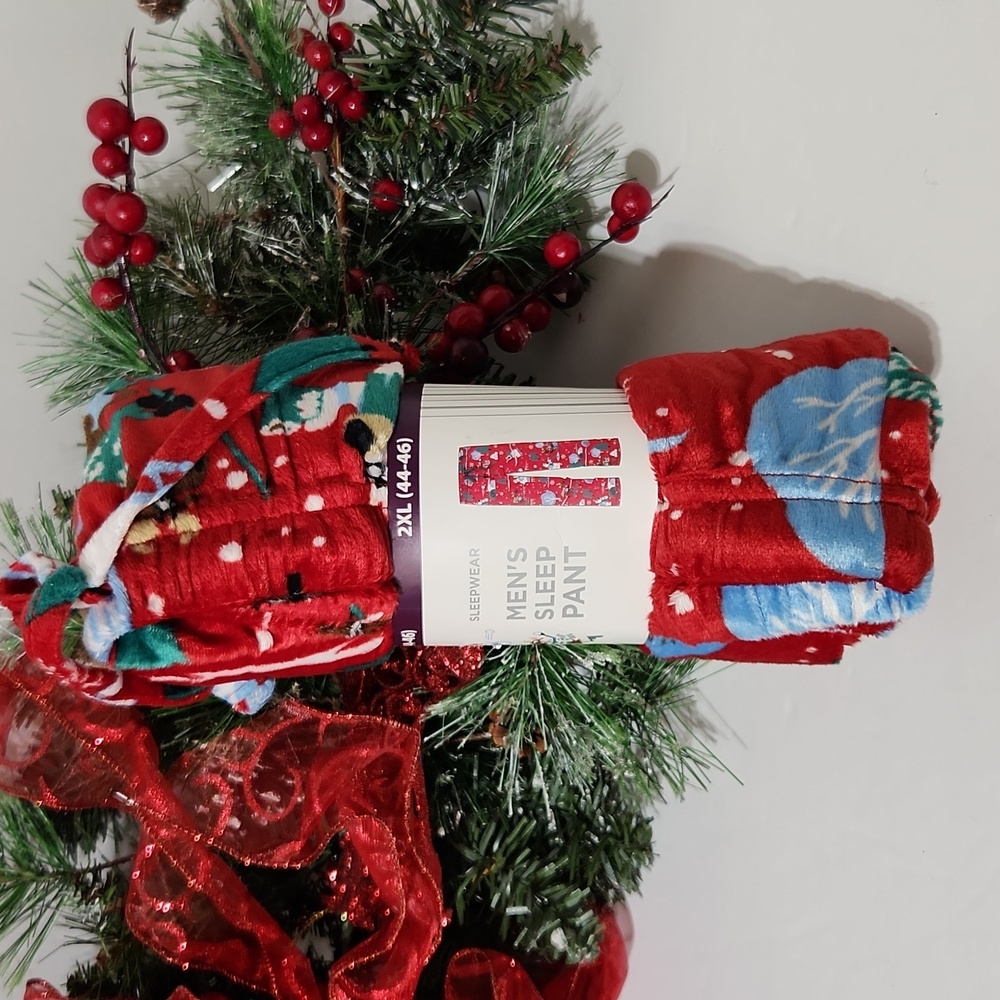 Briefly Stated Men's Holiday Sleep Pants 2XL